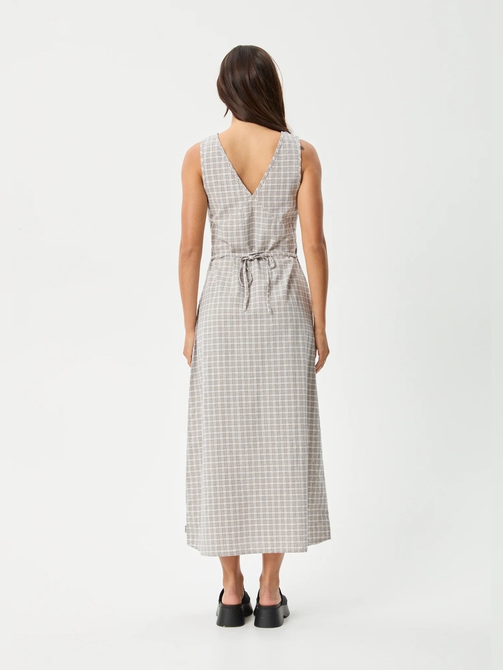 Afends TULLY SEERSUCKER MAXI DRESS - Picture 3 of 6